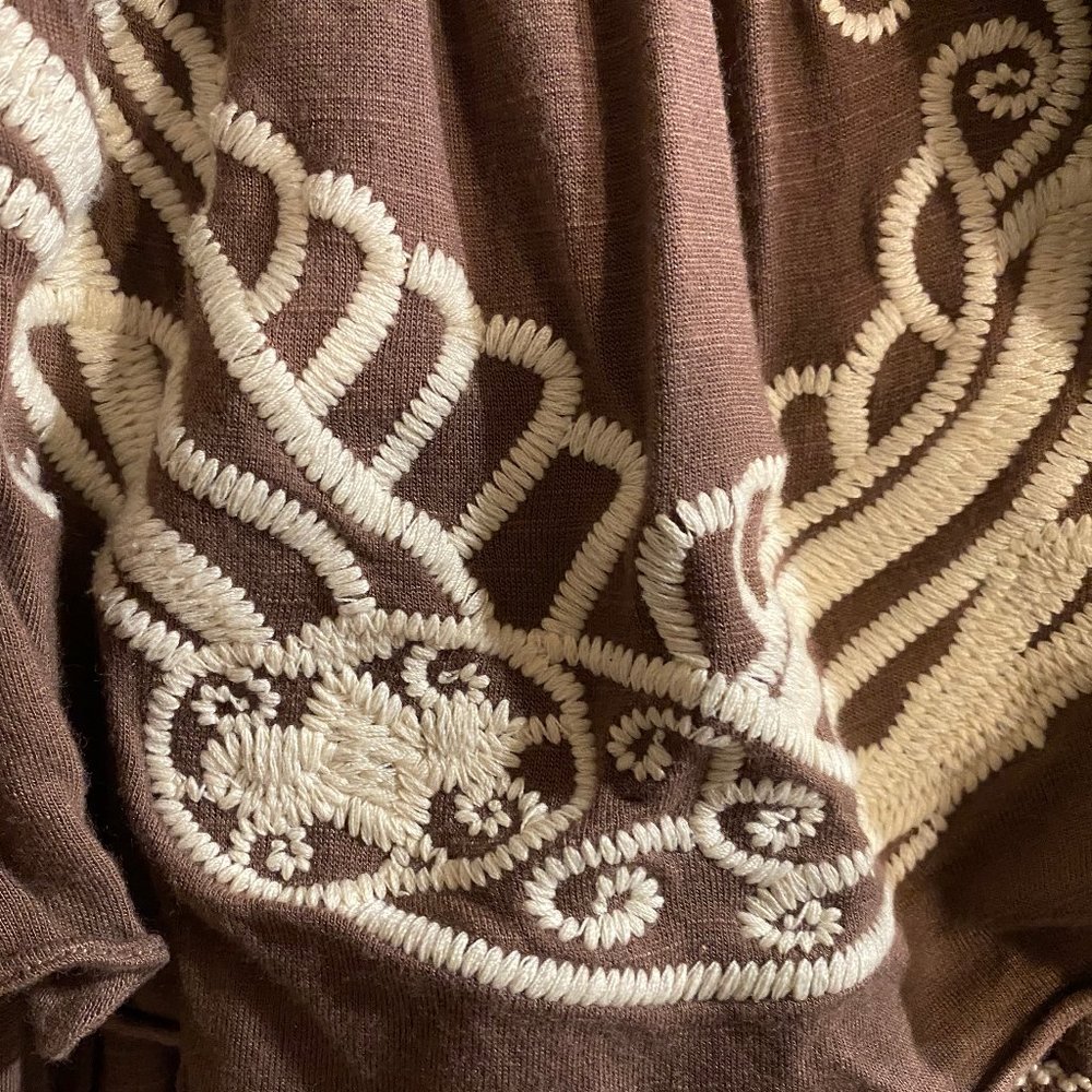 T-Bags Los Angeles embroidered maxi dress - Picture 10 of 14
